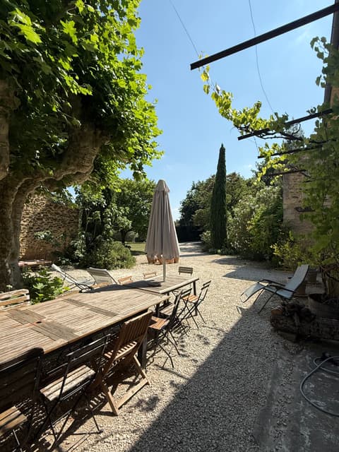 Courtyard entrance area