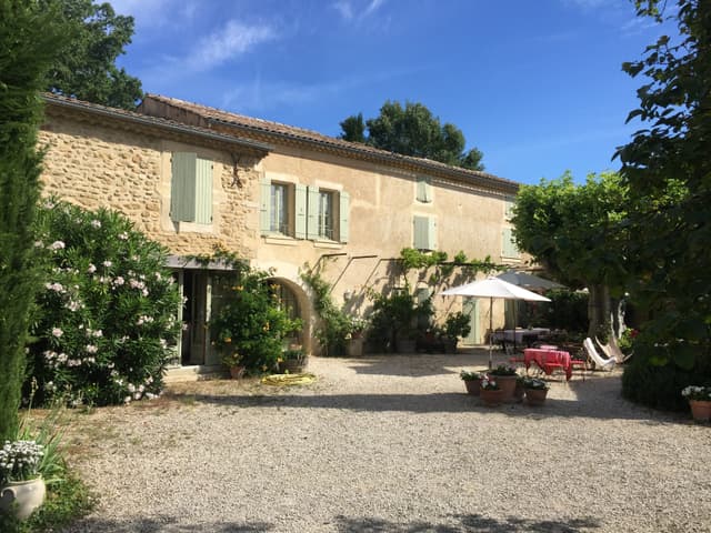 Courtyard dining area