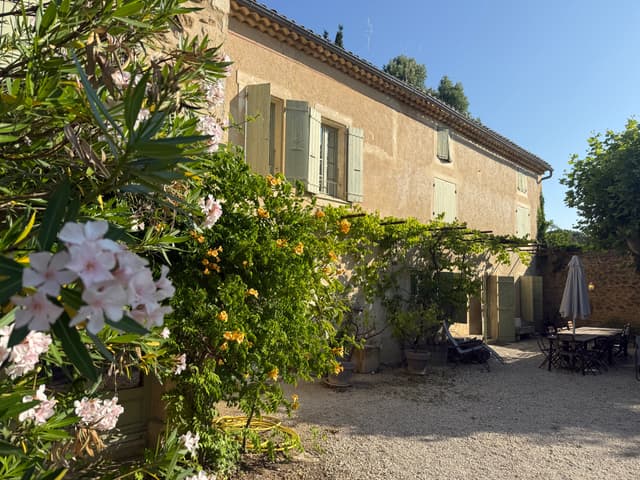 Farmhouse entrance and courtyard