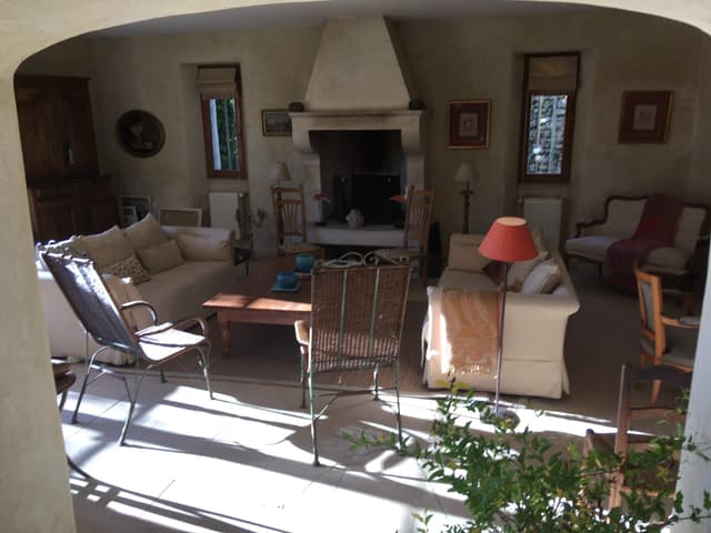 Living room seating area