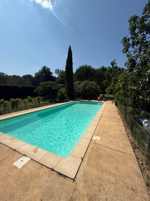 Swimming pool on a sunny day